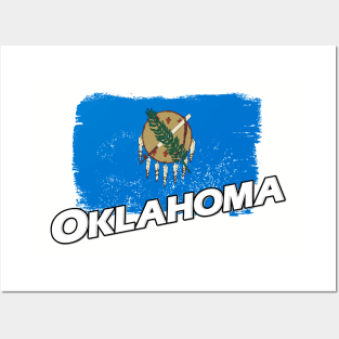 Oklahoma flag Posters and Art